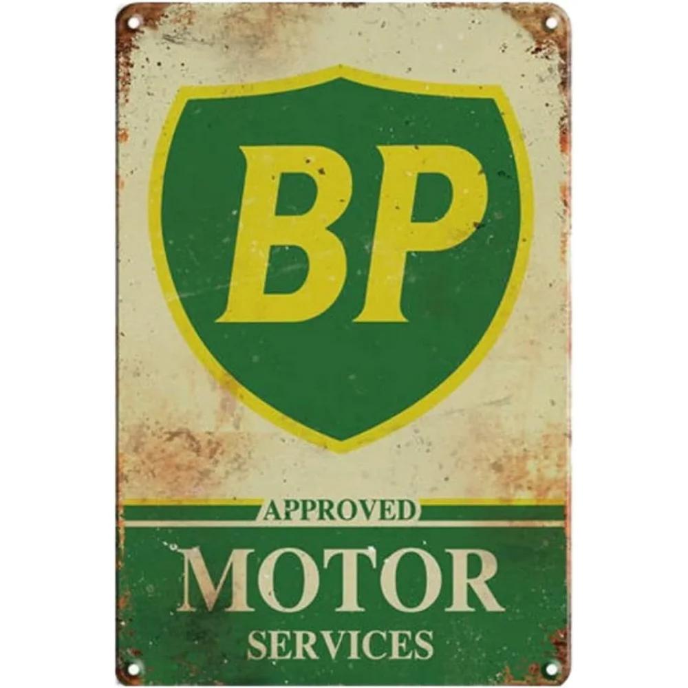 Metal Tin Signs Gasonline Motor Oils Wall Decoration Plaque Vintage Poster Iron Painting for Man Cave Home Cafe Garden Club Bar