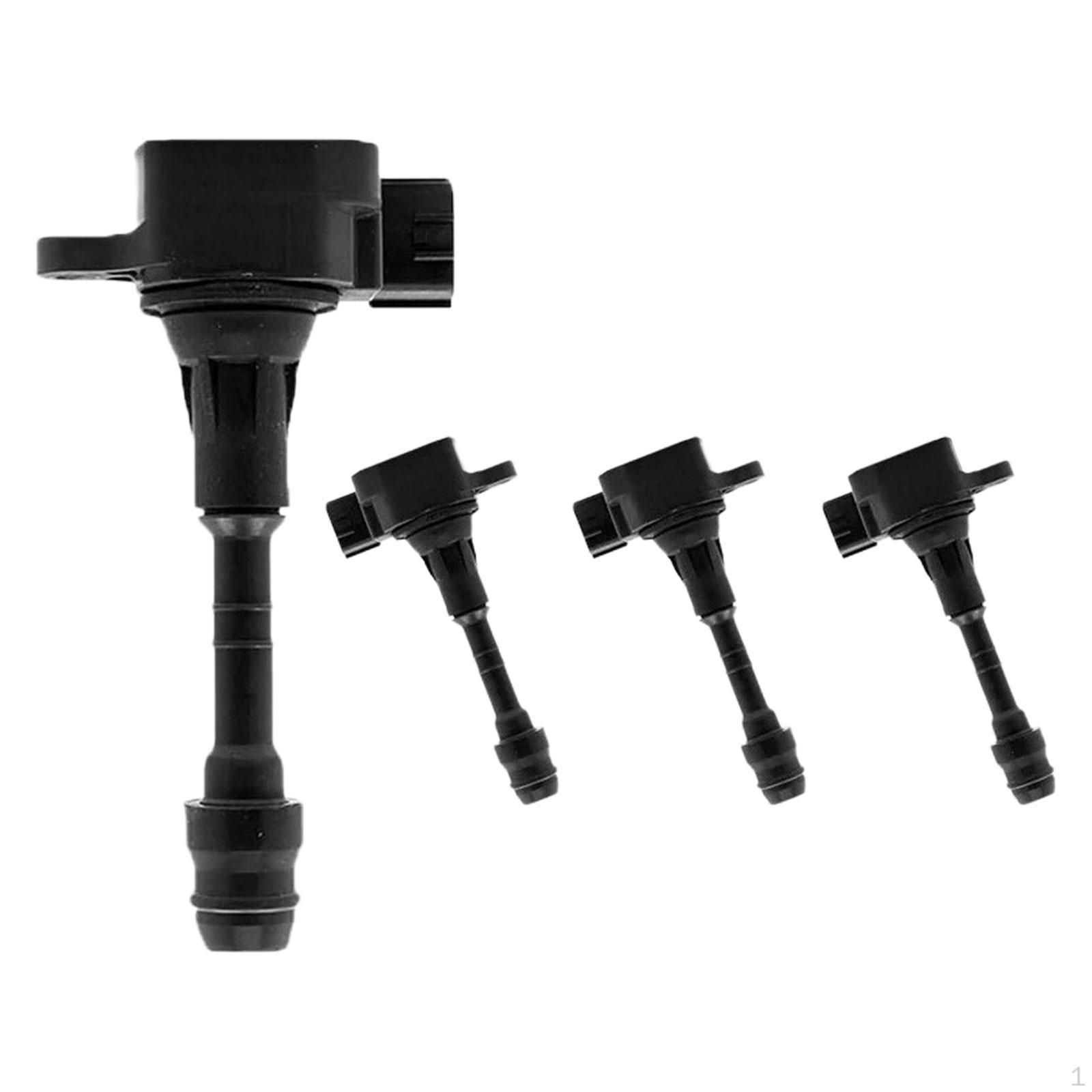 

4 катушки зажигания 22448-8J115, простая установка, прямая замена для Nissan