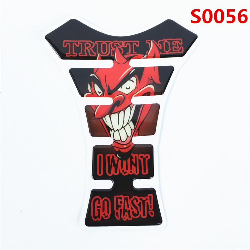 Universal Fit 3D Car Motorcycle Gas Fuel Tank Pad Sticker Decals