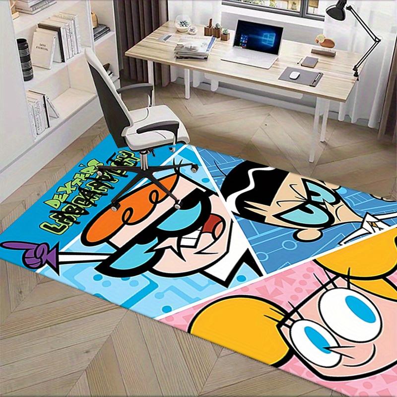 Dexter, Deedee, Mandark Office Carpet Soft Polyester Entrance Carpet Washable Non slip Machine Washa