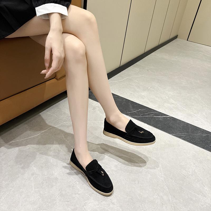 Women's Suede Loafers: Spring To Autumn Slip-on Flats In Plus Sizes