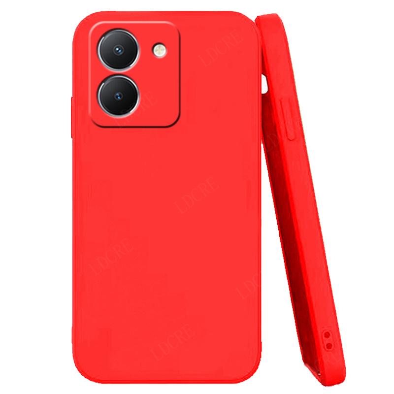 For Cover Vivo Y36 Case For Vivo Y36 Capas Back Liquid Silicone Shockproof Full TPU Soft Cover For Vivo Y36 Y 36 Fundas 6.64"