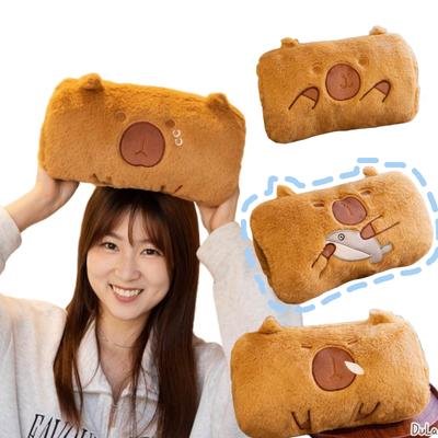 New Capybara Hand Warmer Pillow Super Soft  Keep Warm In Winter Comfy Stuffed Animal Cartoon Dolls  Kids Birthday Gifts Decor
