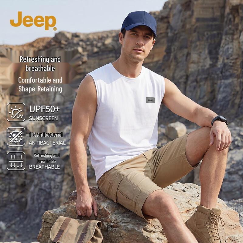 

JEEP Men s Antibacterial Sports Vest 3XL