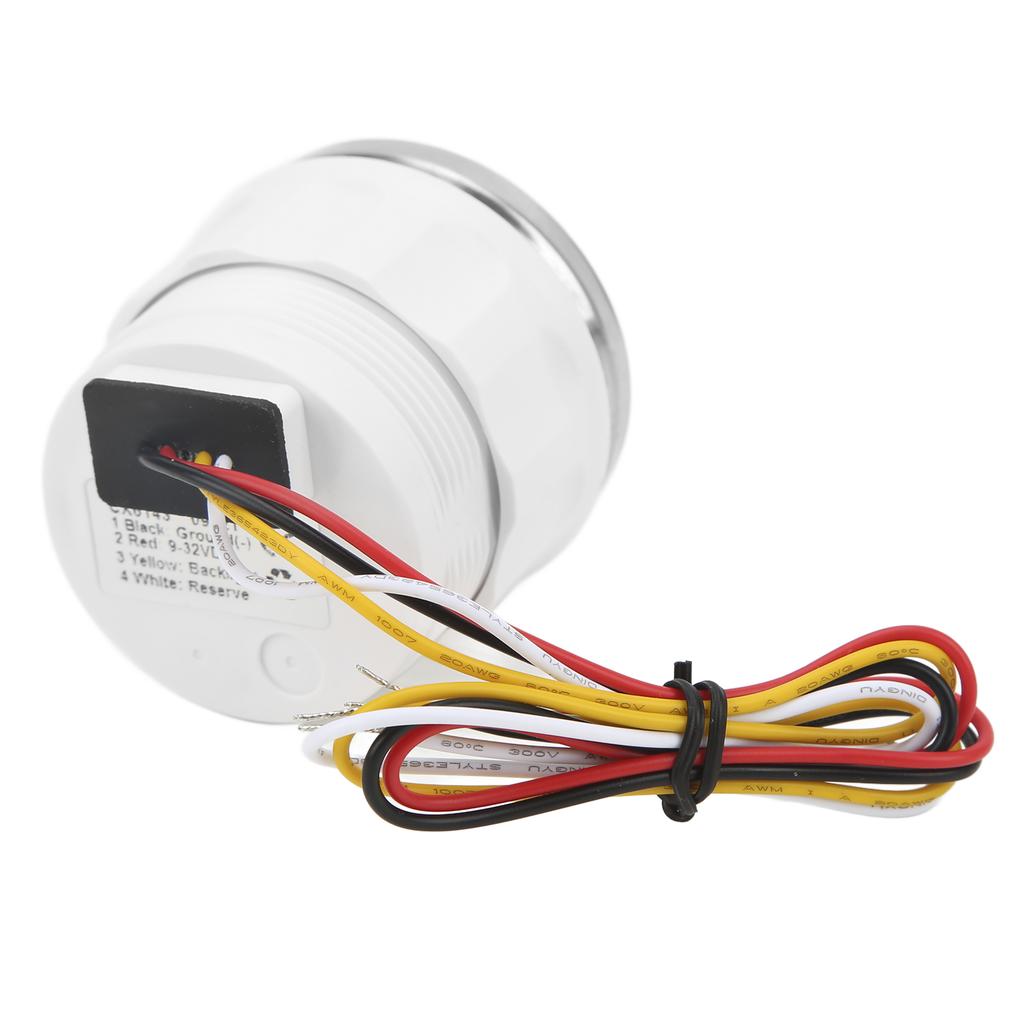 52mm Marine Voltage Gauge 8‑16V Pointer 7 Colors Backlight IP67 Waterproof Voltmeter for Boat RV Car 9‑32V