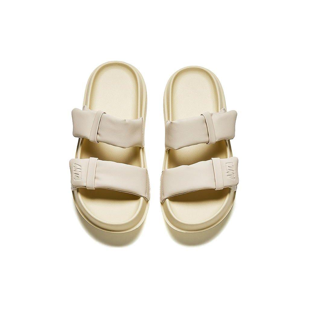Anta Casual Comfortable Slide Sandals Women Footwear Off-White 922428539-4