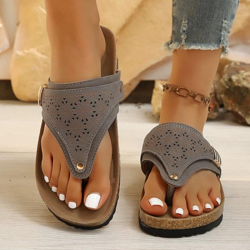 

Летние женские босоножки на танкетке 2026 С открытым носком Ортопедические сандалии с поддержкой свода стопы Женские из ПУ кожи Нескользящие Мягкая платформа Шлепанцы 36 серый