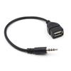3.5mm 1/8 Inch AUX Audio Plug Male To USB 2.0 Female OTG Adapter Converter Cable for Playing Music with U-Disk In Car