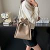 Borsa a Spalla Femminile Stile Coreano Grande Capacità Borsa a Tracolla Borse con Manico Superiore in Pelle Quotidiana
