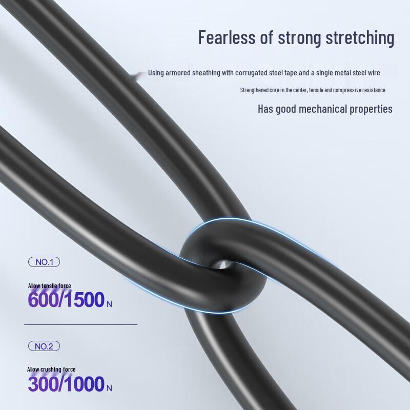 GYTA Outdoor Armored Single-Mode Fiber Optic Cable