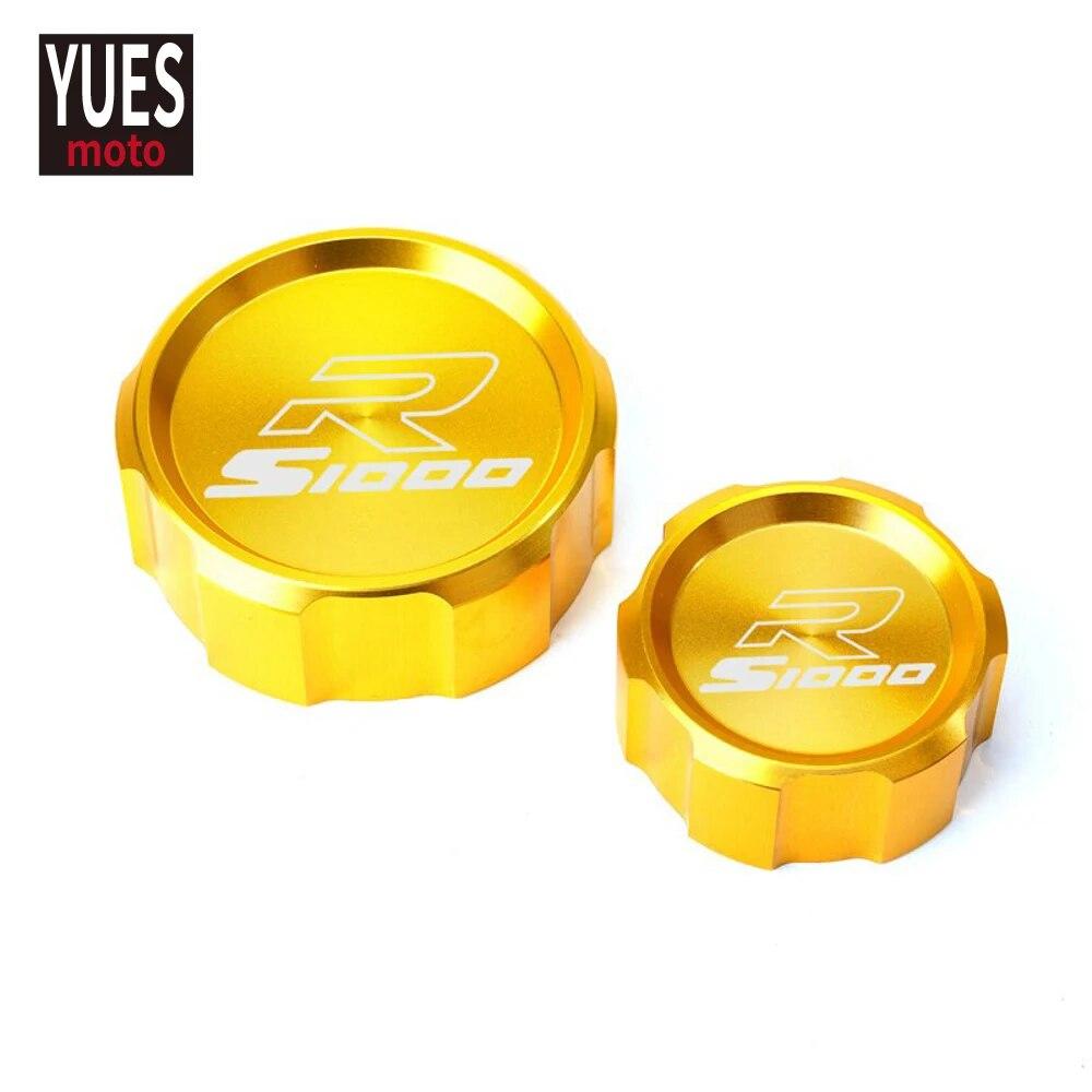 Motorcycle Accessories Front & Rear Brake Fluid Reservoir Cap Cover For BMW S1000R 2012 2013 2014 2015 2016 2017 2018