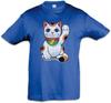 Maneki Neko VI Koszulka Dziecięca Chłopcy Manekineko Kot Machający Kot Kot Koty-