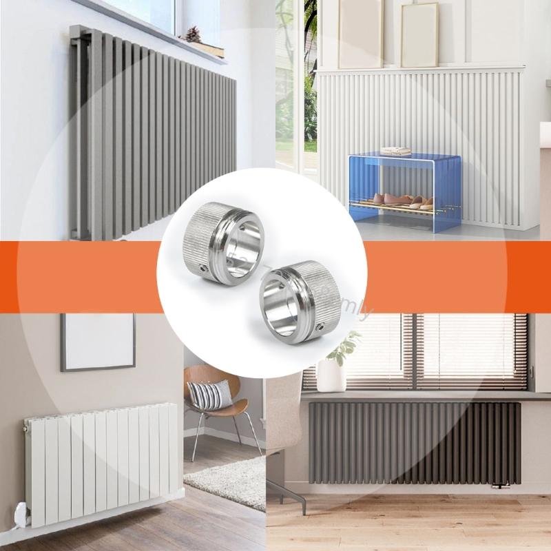 Accuracy Engineered Heating Valves Adapters 304 Steel Construction Universal Radiators Valves Interfaces for Ra Rav Ravl 6XDE