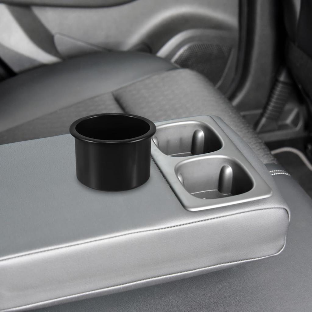 ABOOFAN Cup Recessed Set of Black Drink Holder for DIY Modification Homemade Insert Outer Diameter Depth 64mm Holder, Type, 4, Plastic, Car,