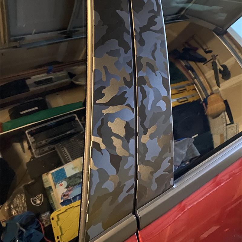 3D Ghost Black Camouflage Vinyl Wrap Foi pentru Motocicletă Autocolante Interior Styling Film DIY Autocolant Adeziv Autocolante PVC