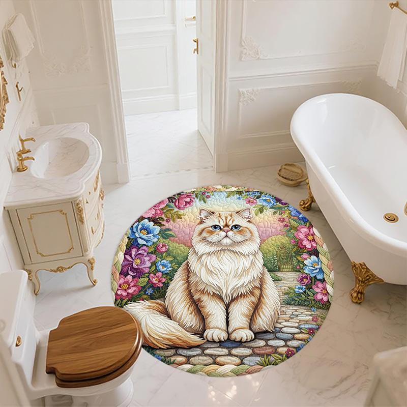 Textile Fabric Animals,Round Area Rug,Carpet Rug for Living Room Bedroom Sofa Playroom Decor,Non-slip Floor Mat