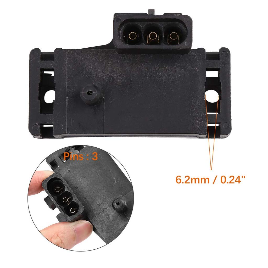 Uxcell Luftdrucksensor für Buick, Saugrohr-Luftdruck MAP-Sensor 60811534