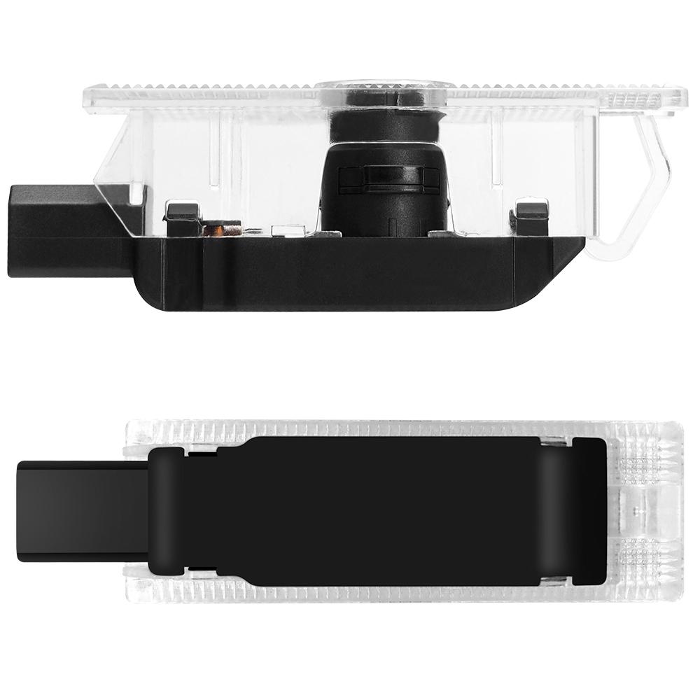 Red For Dodge Door Shadow Light 2pcs Dodge Courtesy Light Car Door Welcome Light For Dodge Challenger 2008-2019 SRT Car Styling