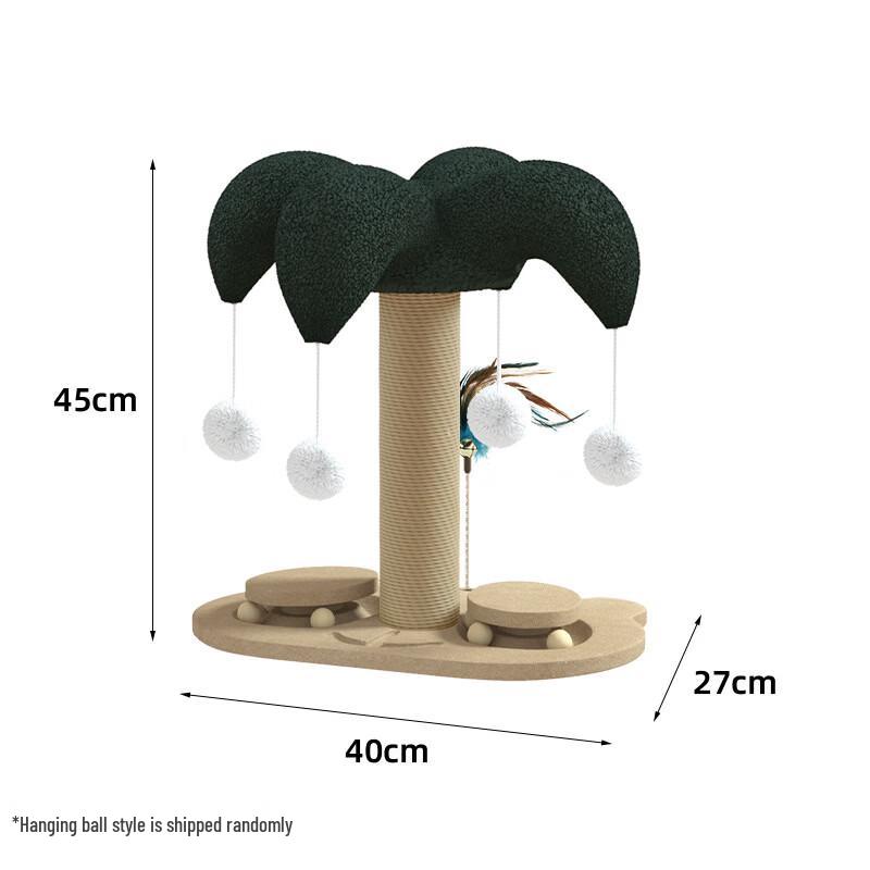 Pet Xiaolao Cat Scratching Post with Turntable Toy