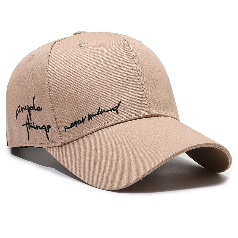 New Embroidery Baseball Cap For Men Women Hat Solid Sunscreen Baseball Hats Cotton Outdoor Sport Running Visor Casual Cap