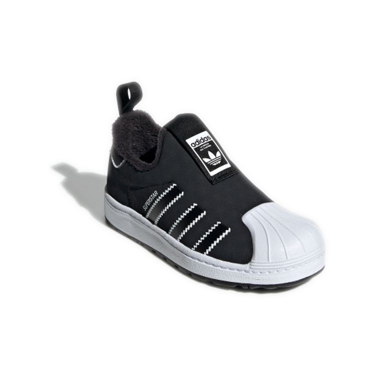 Adidas Originals Superstar 360 Wtr Low-Top Sneakers Kids Sneakers Bright-Black White EG3362