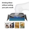 1.5L Pet Dog Bowls Floating Not Wetting Mouth Cat Bowl No Spill Drinking Water Feeder Plastic Portable Dog Bowl