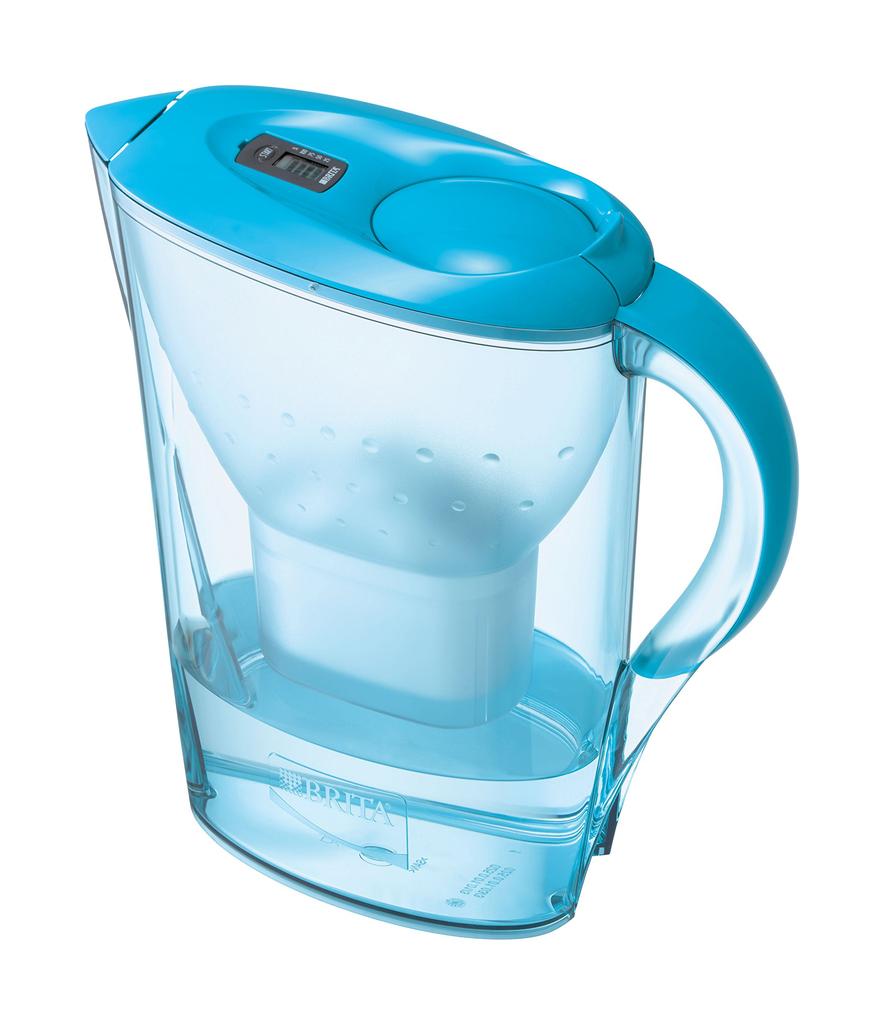 Brita 1.4L Marella Cool Orchid Blue Water Filter Jar with One Cartridge (Japan Specification, Official Japanese Product)