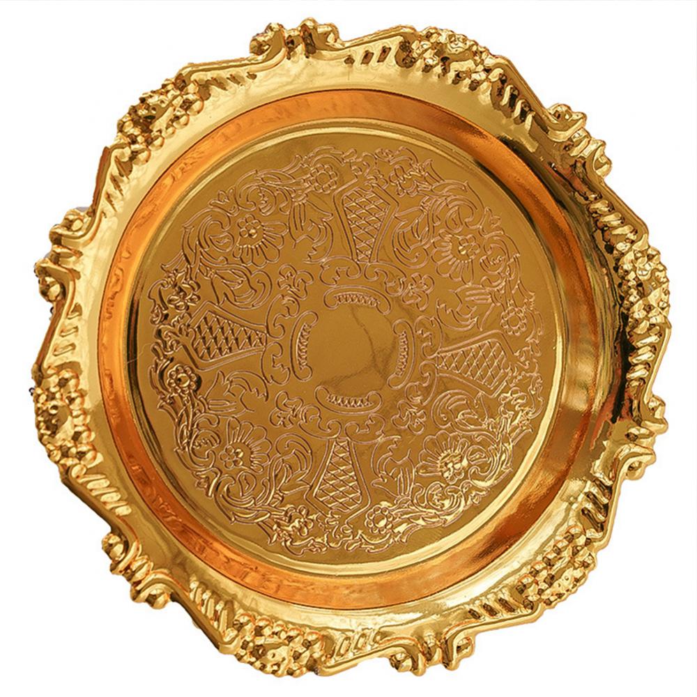 2/3PCS Jewelry Dish Decorative Round Practical Luxury Exquisite Trendy Decorative Sauce Dish For Display Home Decor