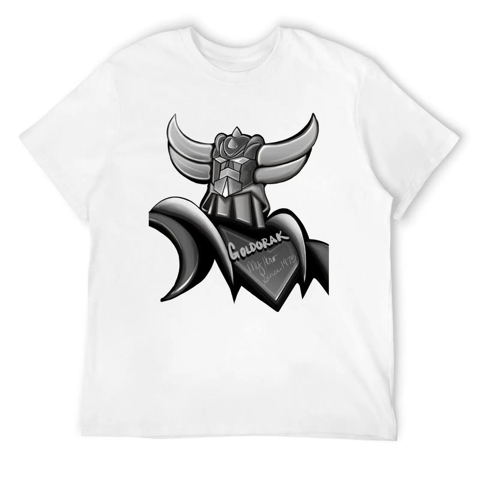 Футболка Grendizer, Goldorak, Ufo Robot, винтажная одежда, пустые мужские хлопковые футболки S белый