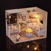 Wooden Doll House Furniture   Educational Toys Children Birthday Gifts with Glue