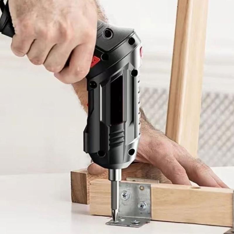 Multifunctional Electric Screwdriver Set, Portable Cordless Power Tool with LED Light for Home