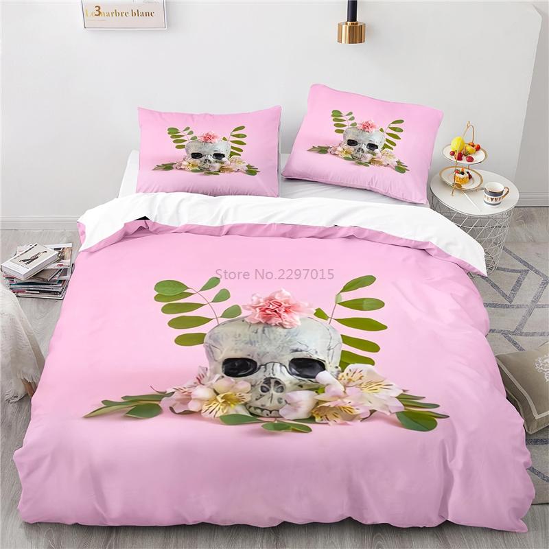Women Girls Art Rose Flowers 3d Duvet Cover Set with Pillowcase Elegant Flowers Bedding Set Europe/Australia/USA Queen King Size