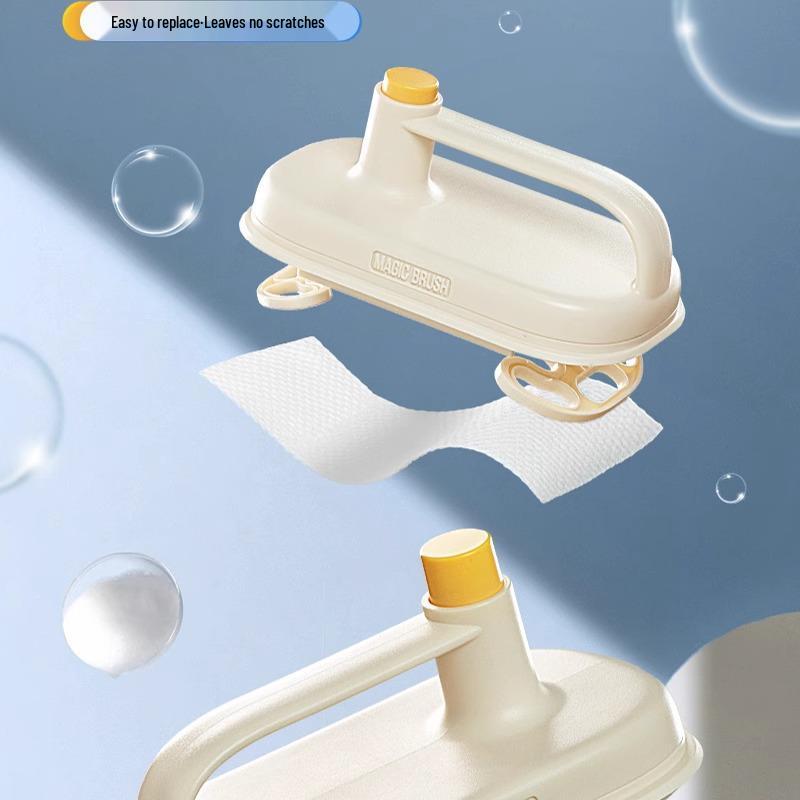 Magic Eraser: Disposable Kitchen Scouring Pad & Countertop Brush Set