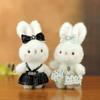 Adorable Kawaii Rabbit Plush Toy Keychain & Charm