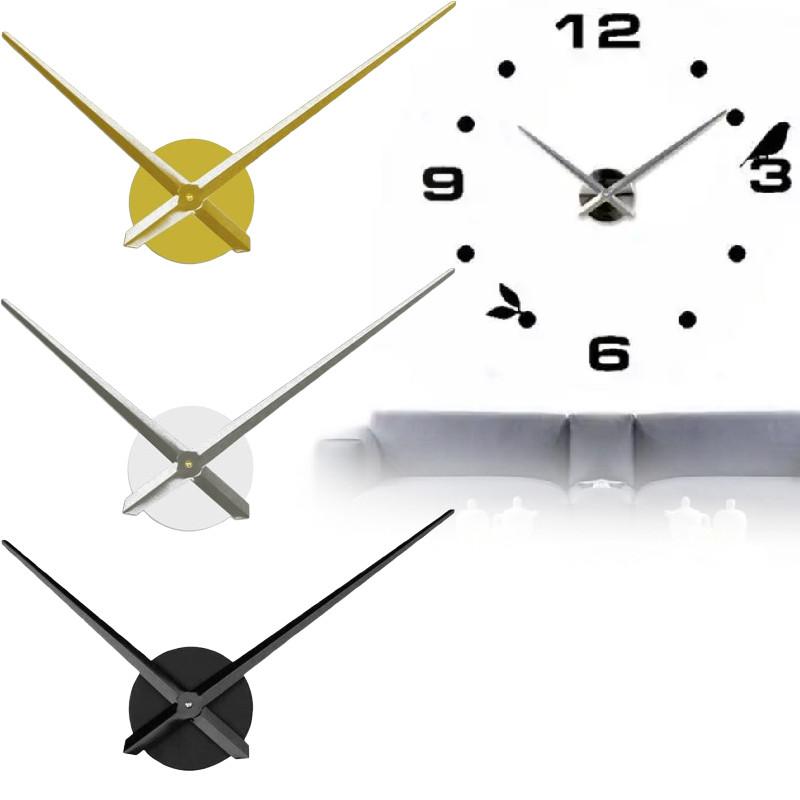 Clock Large Diy Needles Quartz Hour Hands Accessories 3d Wall Clock Home Decor