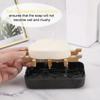 1Pcs Wooden Soap Dish Drain Soap Tray Sink Holder Soap Rack For Bathroom Multifunctional Storage Rack Household Bathroom Supply