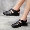 Mode Sommer Neu Übergröße 4142 Original Handgefertigte Sandalen Damen Baotou Leder Freizeitsandalen