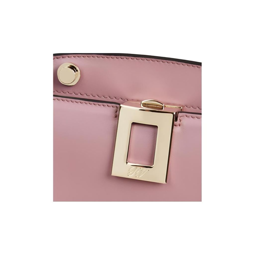 Roger Vivier Mini Shoulder Crossbody Handbag Women handbags Pink RBWANWA0100MU5M424