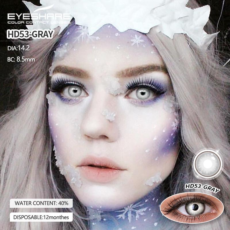 Eyeshare 1 paire de lentilles de contact Cosplay pour les yeux, lentilles multicolores Halloween, accessoires Anime, lentilles de couleur