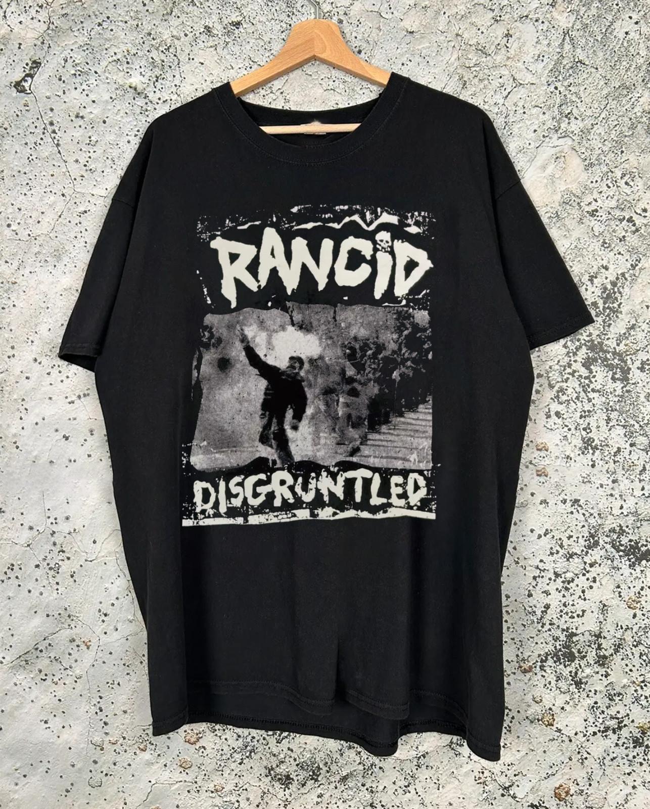 Rancid Band Disgruntled Punk Rock Tee Cotton Shirt For Men Women TS276 XXXL