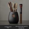 Black Pottery Kung Fu Tea Set Tools