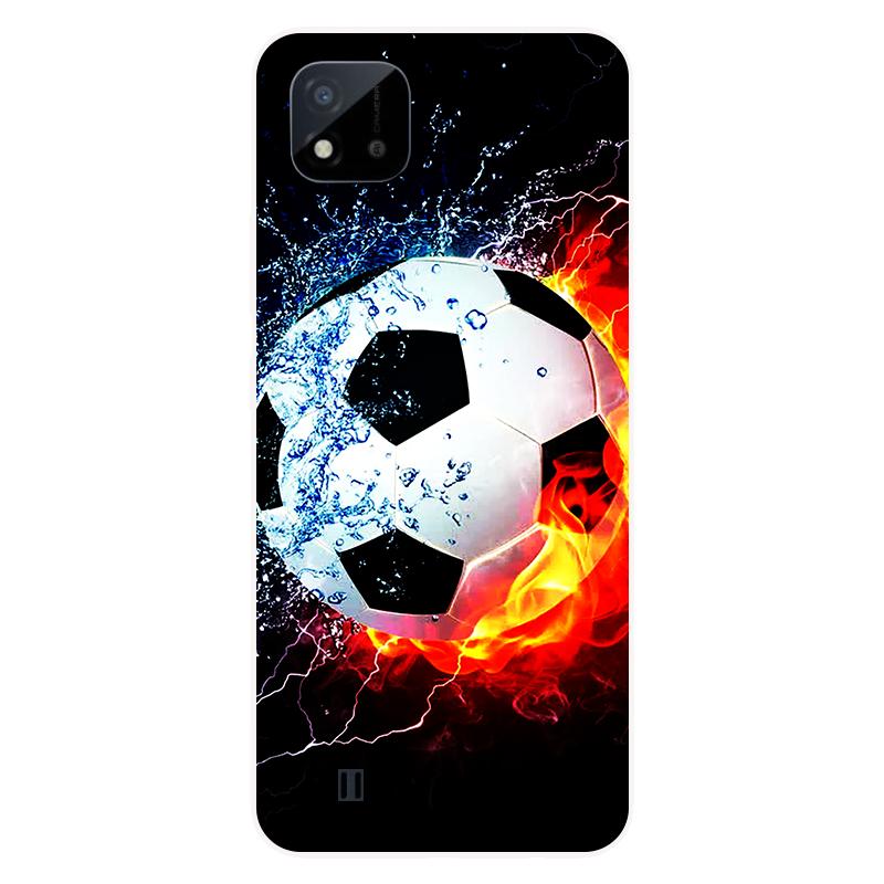 

Для Coque Realme C11 2021 чехол Football Мягкий силиконовый чехол для Realme C11 2021 чехол для телефона Realme C21Y C25s C 11 etui Realme C11 2021