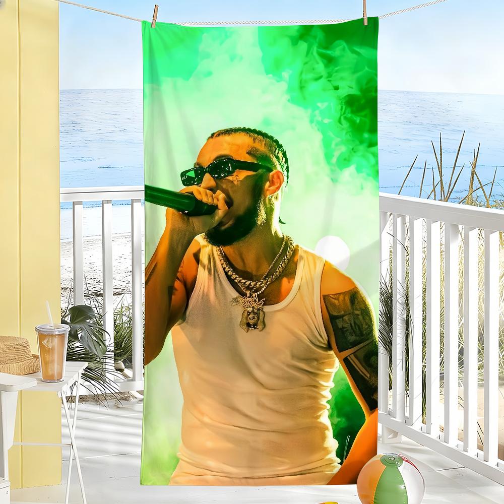 Rapper Jc Reyes Los Green Lanters Towel Soft Pool Gift For Travel Gym Shower Camping Quick Dry Sports Large Beach Towels