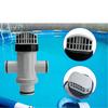 Split Hose Valves Set for Above Ground Pool Pumps Drain Cap Replacement Rings Plastic Construction Leak Prevention