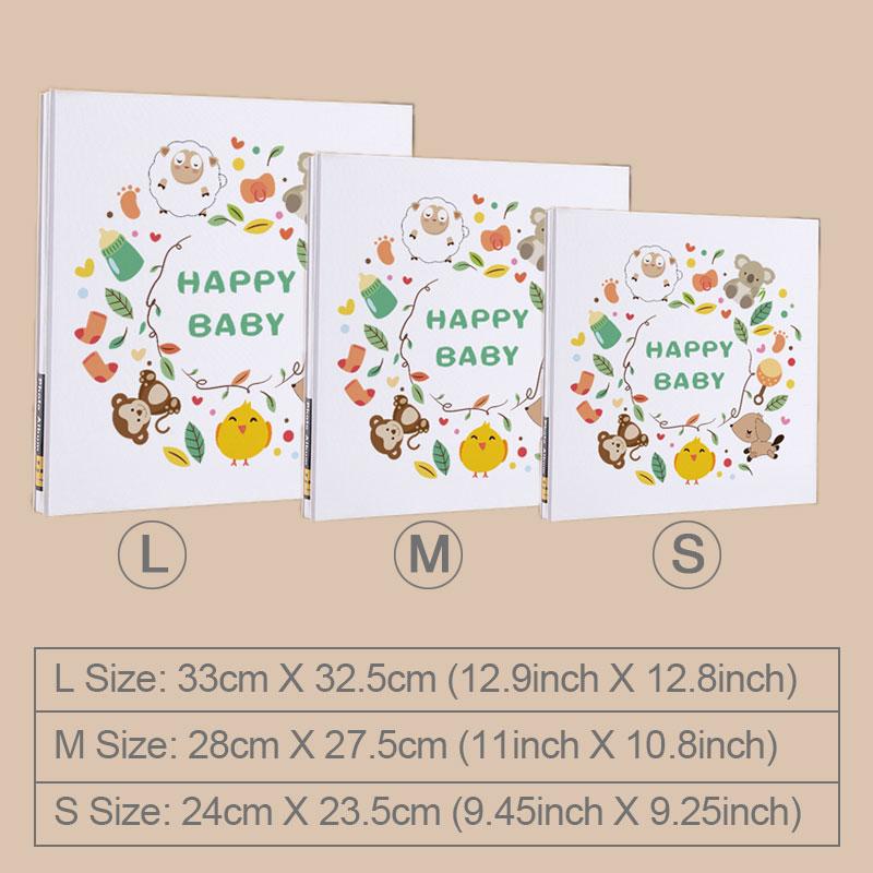 Magnetic Self-Stick 40 Pages Photo Album Family Album Hand Made DIY Albums Holds 3X5 4X6 5X7 6X8 8X10 Photos Gift