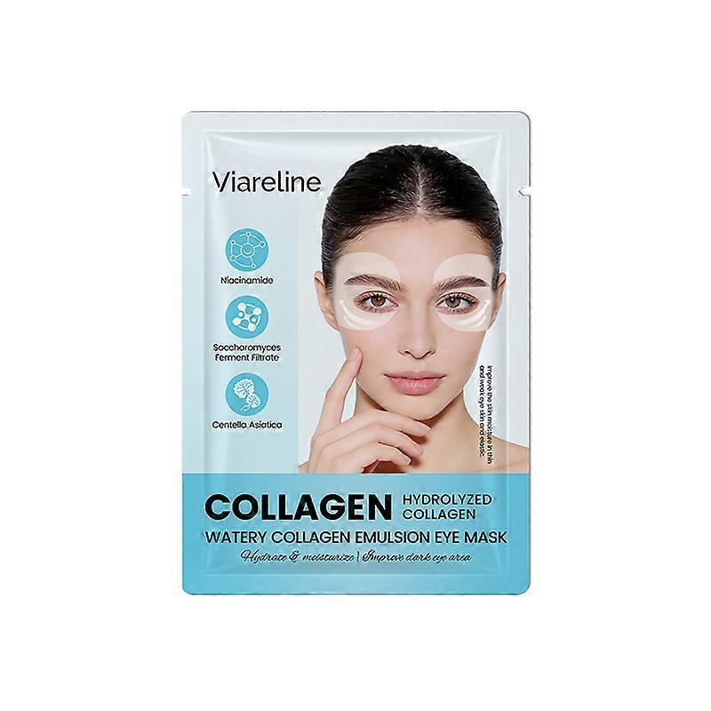 Viareline Collagen Moisturizing Eye Mask Gentle Moisturizing Eye Skin Soft And Delicate Daily Care