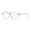 Fashion Style Glasses Frame High Quality Korean Style Men'S Glasses Rivets Decoration Blue Light Blocking Women Glass