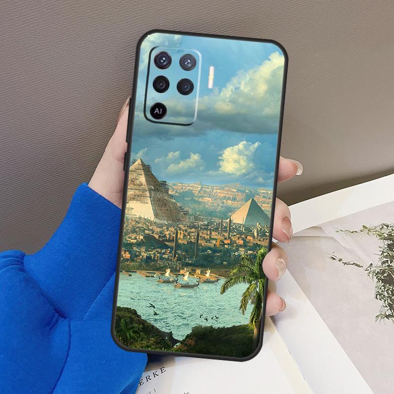 

Egypt Pyramids Case For Oppo A5 Pro A15 A17 A57 A77 A18 A38 A58 A78 A98 A94 A74 A54 A16 A76 A96 A40 A60 A80 OPPO A16