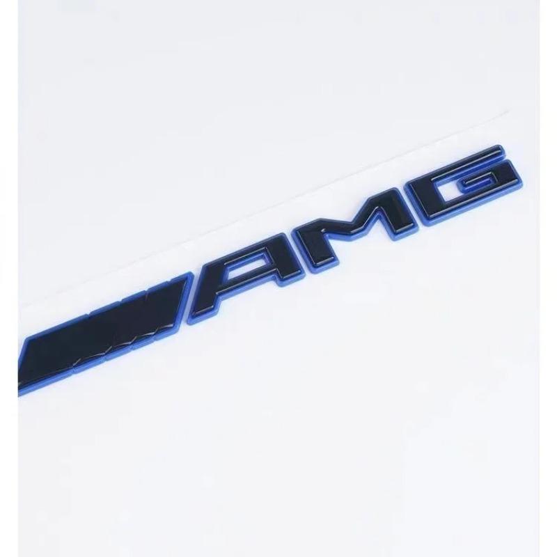 New 3D ABS Car Rear Trunk Badge AMG Letters Sticker For Mercedes Benz AMG A B C E G CLA W176 W205 W177 C63 C63S E53 GT SLK C260L