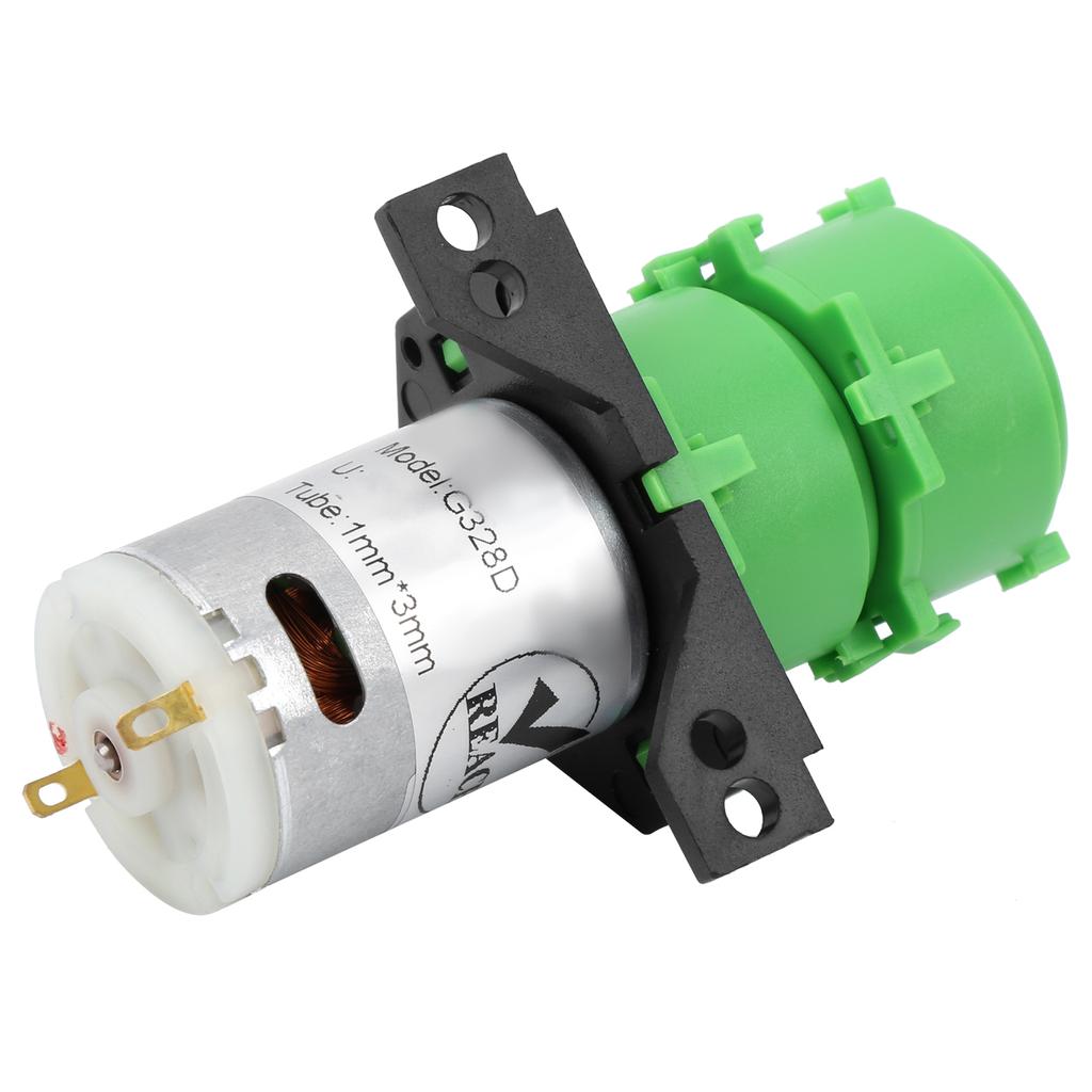 Peristaltické čerpadlo Mini Dvouhlavé Dávkovací Cirkulační Čerpadlo Vody 1x3mm pro Viskózní Neviskózní